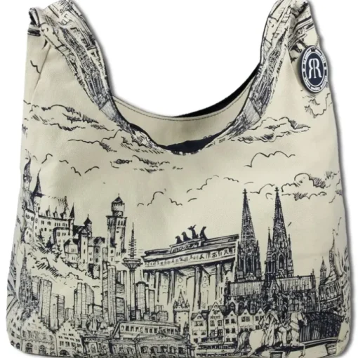 Robin Ruth Baumwolle Polyester navy beige OTG3006M