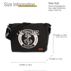 Robin Ruth Baumwolle schwarz weiß OTG5112S