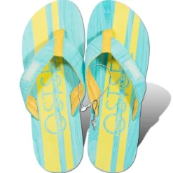 Robin Ruth Ostsee Zehentrenner Canvas türkis Flip Strandschuh Gr. 36-37 HZG211TS