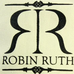 Robin Ruth Rucksack Baumwolle schwarz/beige Sportrucksack Turnbeutel OTG6070S