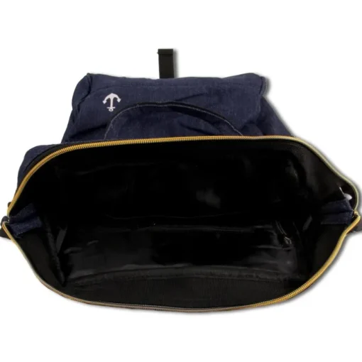 Robin Ruth Rucksack Baumwolle navy dunkelblau ORG101M