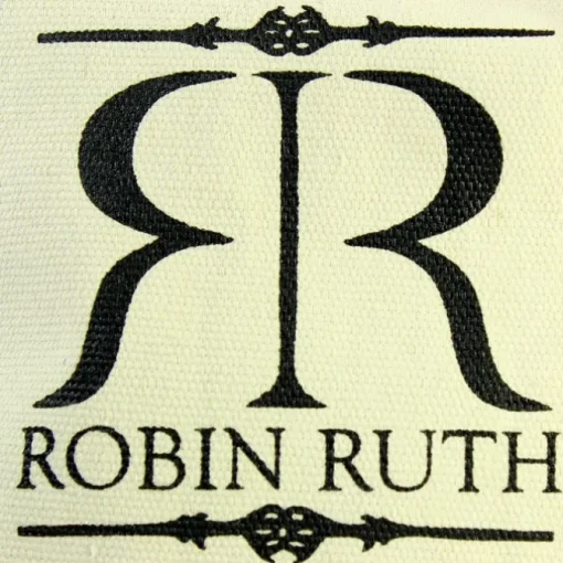 Robin Ruth Rucksack Baumwolle schwarz/beige Sportrucksack Turnbeutel OTG6070S