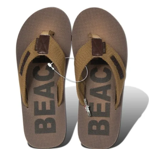 Robin Ruth Zehentrenner braun Canvas Band Flip Strandschuh 39-40 HZG400NS