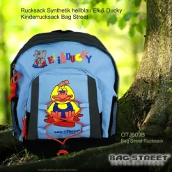 Rucksack Synthetik hellblau Eli & Ducky Kinderrucksack Bag Street OTJ609B