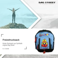 Rucksack Synthetik hellblau Eli & Ducky Kinderrucksack Bag Street OTJ609B
