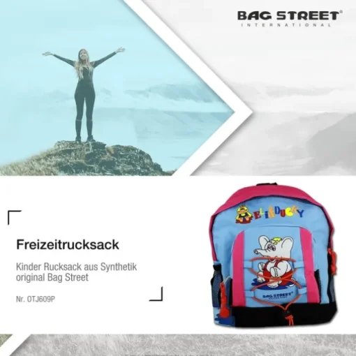 Rucksack Synthetik pink Eli & Ducky Kinderrucksack Bag Street OTJ609P