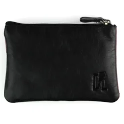 Schlüsseltasche Leder schwarz Schlüsseletui DrachenLeder OPS901S