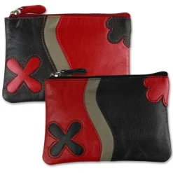 Schlüsseltasche Leder schwarz Schlüsseletui DrachenLeder OPS901S