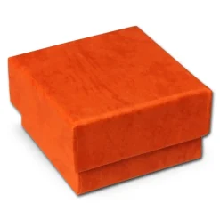 SD Schmuckschachtel orange Geschenk-Verpackung 40x40x25mm Etui VE3042O