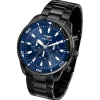 Sector Herren Armbanduhr Chrono Edelstahlarmband schwarz USE73602016