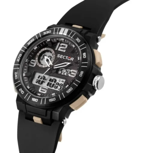 Sector Herren Armbanduhr Digital PURarmband schwarz USE51532003
