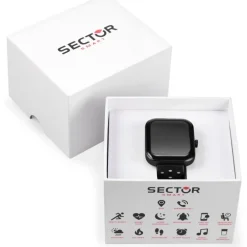 Sector Herren Armbanduhr Analog-Digit Silikonband schwarz USE51159001