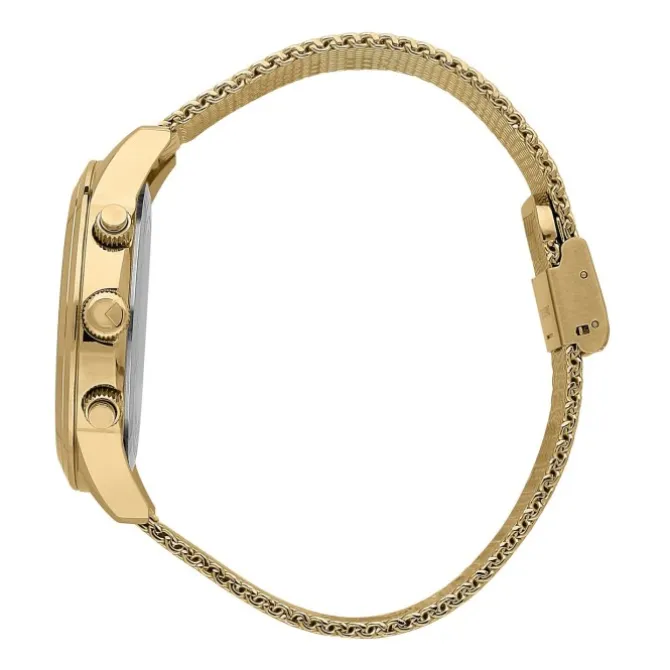 Sector Herren Armbanduhr Multifunktion Edelstahlband gold USE53540001