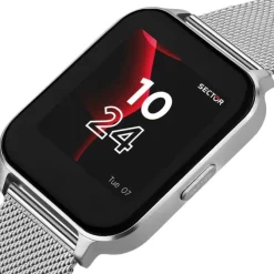 Sector Herren Armbanduhr Analog-Digit Edelstahlband silber USE53550001