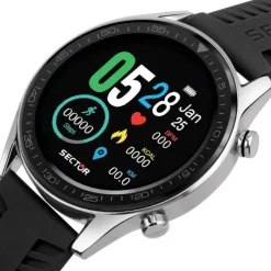 Sector Herren Armbanduhr AnalogDigital Silikonband schwarz USE51232001