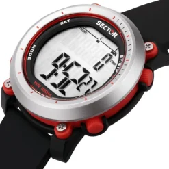 Sector Herren Armbanduhr Digital Silikonarmband schwarz USE51546002