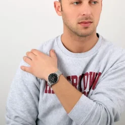 Sector Herren Armbanduhr Analog Edelstahlarmband silber USE53522008