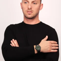 Sector Herren Armbanduhr Analog Edelstahlarmband schwarz USE53517021