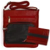+ Set Leder rot DrachenLeder Geschenkset 2tlg. OSZ100R
