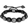 Shamballa Armband original Sterlinx mit 5 Edelstahl Kugel-Fassungen SHA51