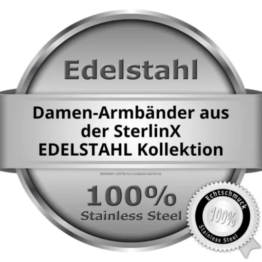 Shamballa Armband original Sterlinx mit 9 weißen Glitzerkugeln SHS90W