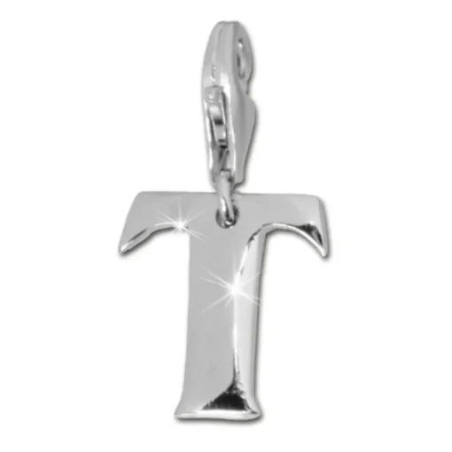 SilberDream 925 Charm Buchstabe T Silber Armband Anhänger FC70T