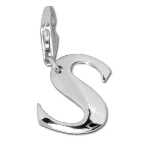 SilberDream 925 Charm Buchstabe S Silber Armband Anhänger FC70S