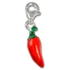 SilberDream 925 Charm Chili Armband Anhänger Silber FC3021