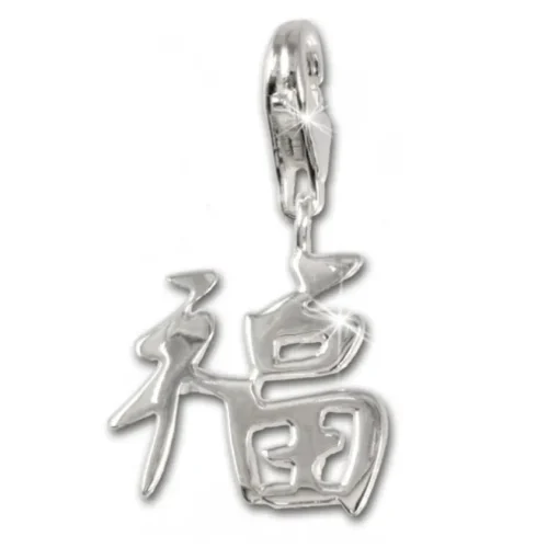 SilberDream 925 Charm Chin. Glück Armband Anhänger FC3009