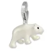 SilberDream 925 Charm Eisbär Armband Anhänger FC1018