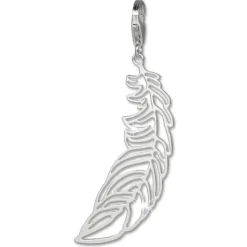 SilberDream 925 Charm Feder Armband Ketten Anhänger FC802