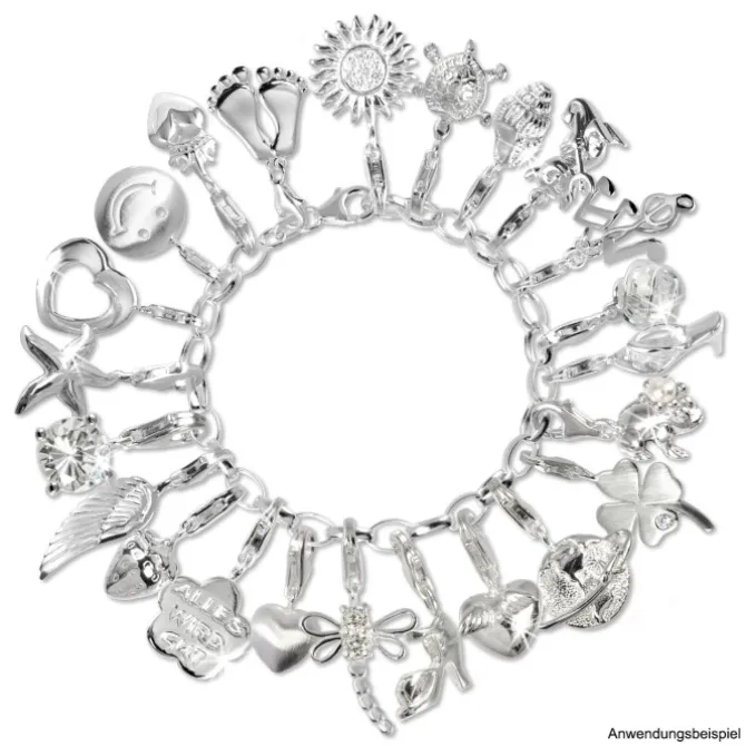 SilberDream 925 Charm Flip-Flop Armband Anhänger FC3129