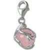 SilberDream 925 Charm Frosch Kugel rosa Armband Anhänger FC244P
