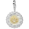 SilberDream 925 Charm Gerbera Armband Ketten Anhänger FC4118