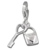 SilberDream 925 Charm Herz Schlüssel Armband Anhänger FC3117