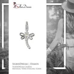 SilberDream 925 Charm Libelle Armband Anhänger FC1010