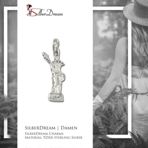 SilberDream 925 Charm Liberty Armband Anhänger FC3026