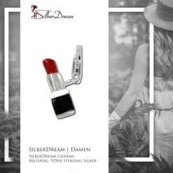 SilberDream 925 Charm Lippenstift Armband Anhänger Silb FC3024