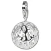 SilberDream 925 Charm Muster Ball Armband Ketten Anhänger FC801