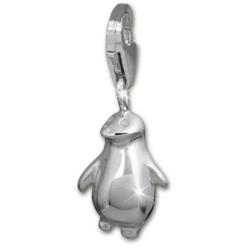 SilberDream 925 Charm Pinguin Armband Anhänger FC1027