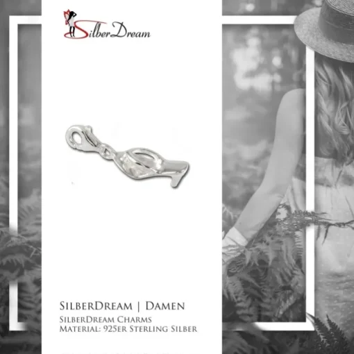SilberDream 925 Charm Sandale Armband Anhänger FC3095