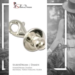 SilberDream 925 Charm Schnuller Armband Anhänger FC3032