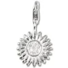 SilberDream 925 Charm Sonne weiß Armband Anhänger FC223W