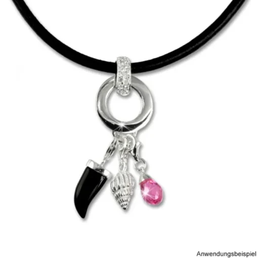 SilberDream 925 Charm Tropfen gelb Armband Anhänger FC202Y