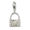 SilberDream 925 Charm Täschchen Armband Anhänger FC3028