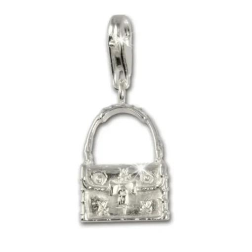 SilberDream 925 Charm Täschchen Armband Anhänger FC3028