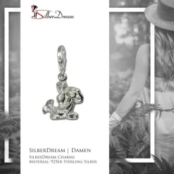 SilberDream 925 Charm Wassermann Sternzeichen Anhänger FC7102