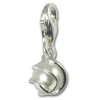 SilberDream 925 Charm weiße Perle Kugel Armband Anhänger FC251W