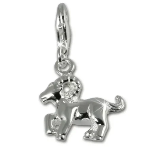 SilberDream 925 Charm Widder Sternzeichen Anhänger FC7104