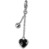SilberDream 925 Charm Zirkonia Herz Ketten Armband Anhänger FC4102